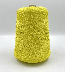 Пряжа Cotton Paillettes, D&C Yarns, хлопок, цвет желтый