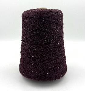 Пряжа Cotton Paillettes, D&C Yarns, хлопок, цвет ежевика