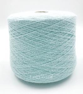 Пряжа Angora Bubbly G&G Filati, ангора, меринос, цвет ментол